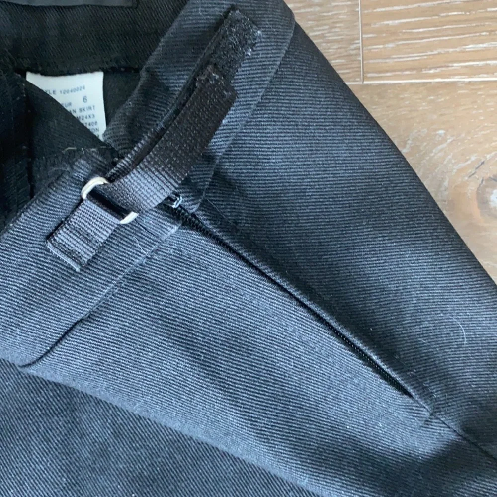 Like New! Club Monaco Denim Skirt | Black | 6